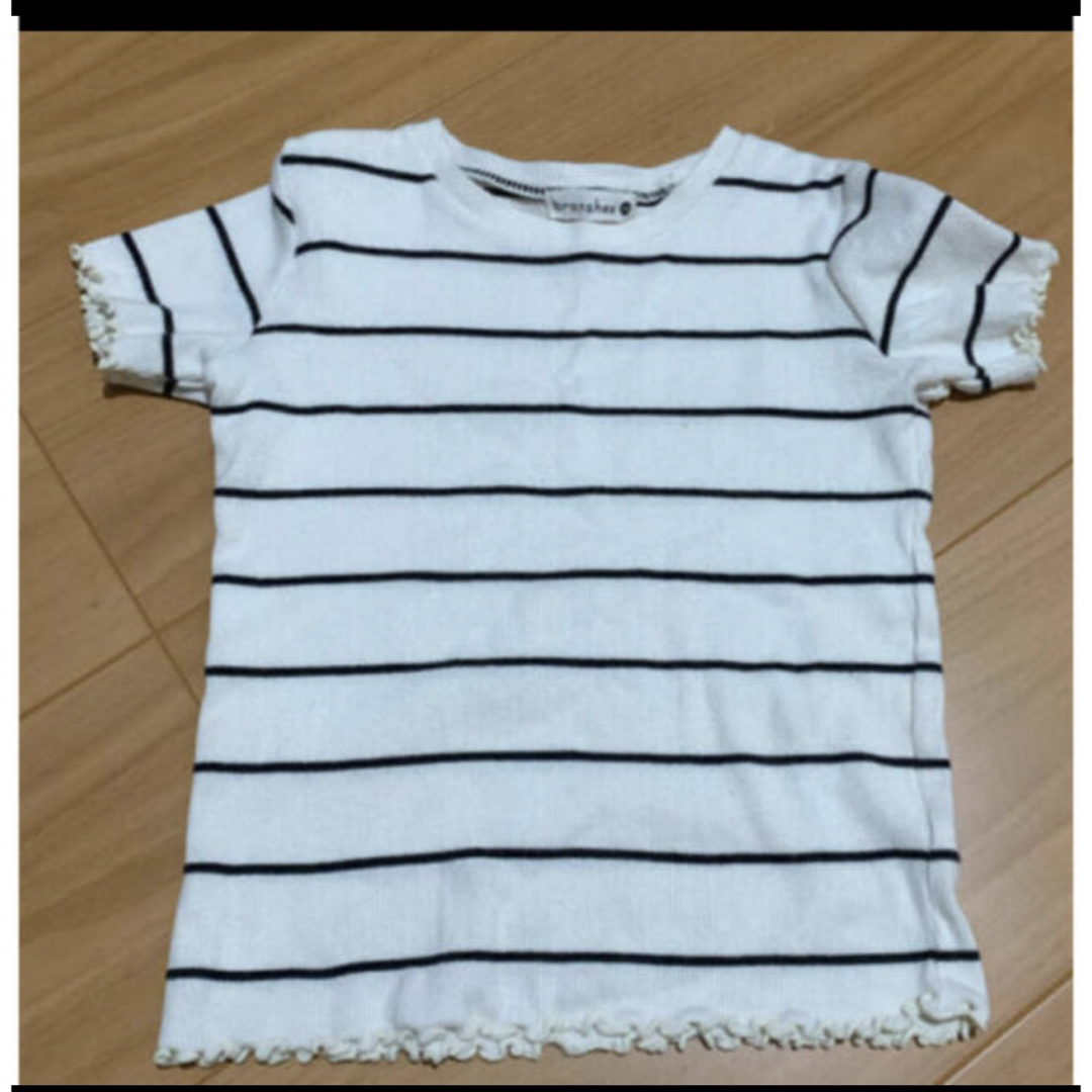 Branshes(ブランシェス)のTシャツ　ボーダー キッズ/ベビー/マタニティのキッズ服女の子用(90cm~)(Tシャツ/カットソー)の商品写真