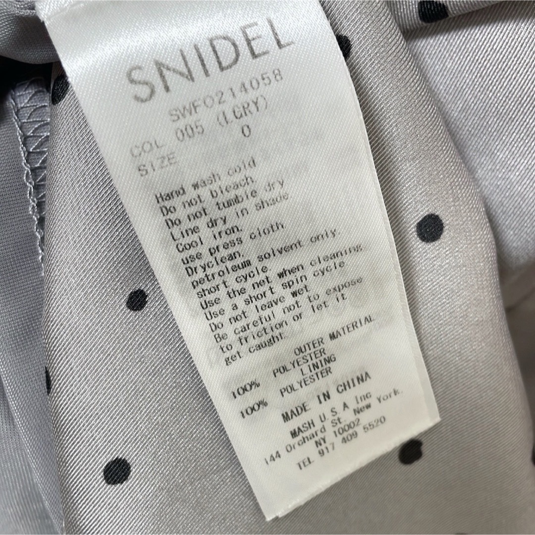 SNIDEL(スナイデル)のスナイデル　ワンピース レディースのワンピース(ロングワンピース/マキシワンピース)の商品写真