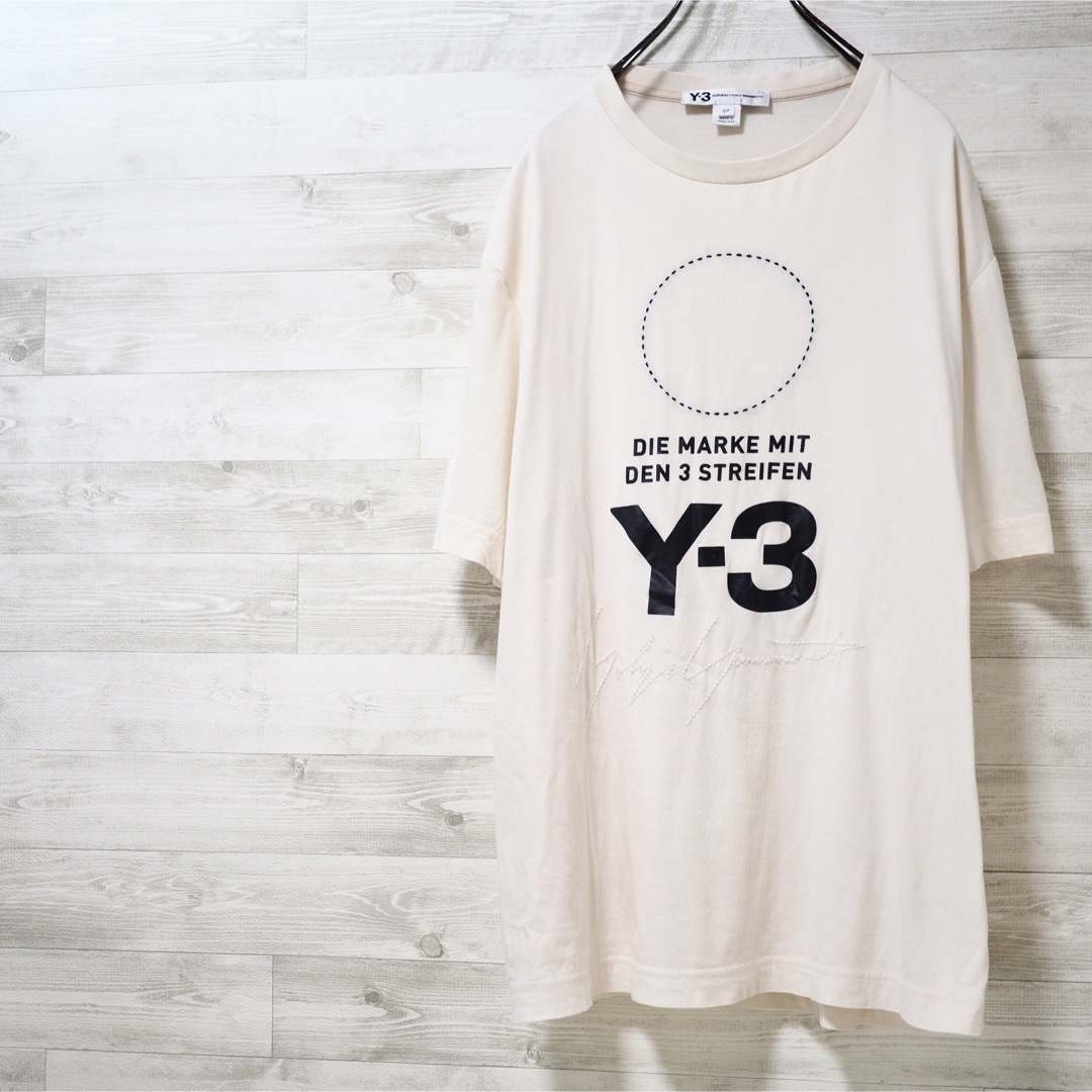 ワイスリー/Y-3 18SS ロゴ プリント 半袖 クルーネック Tシャツ