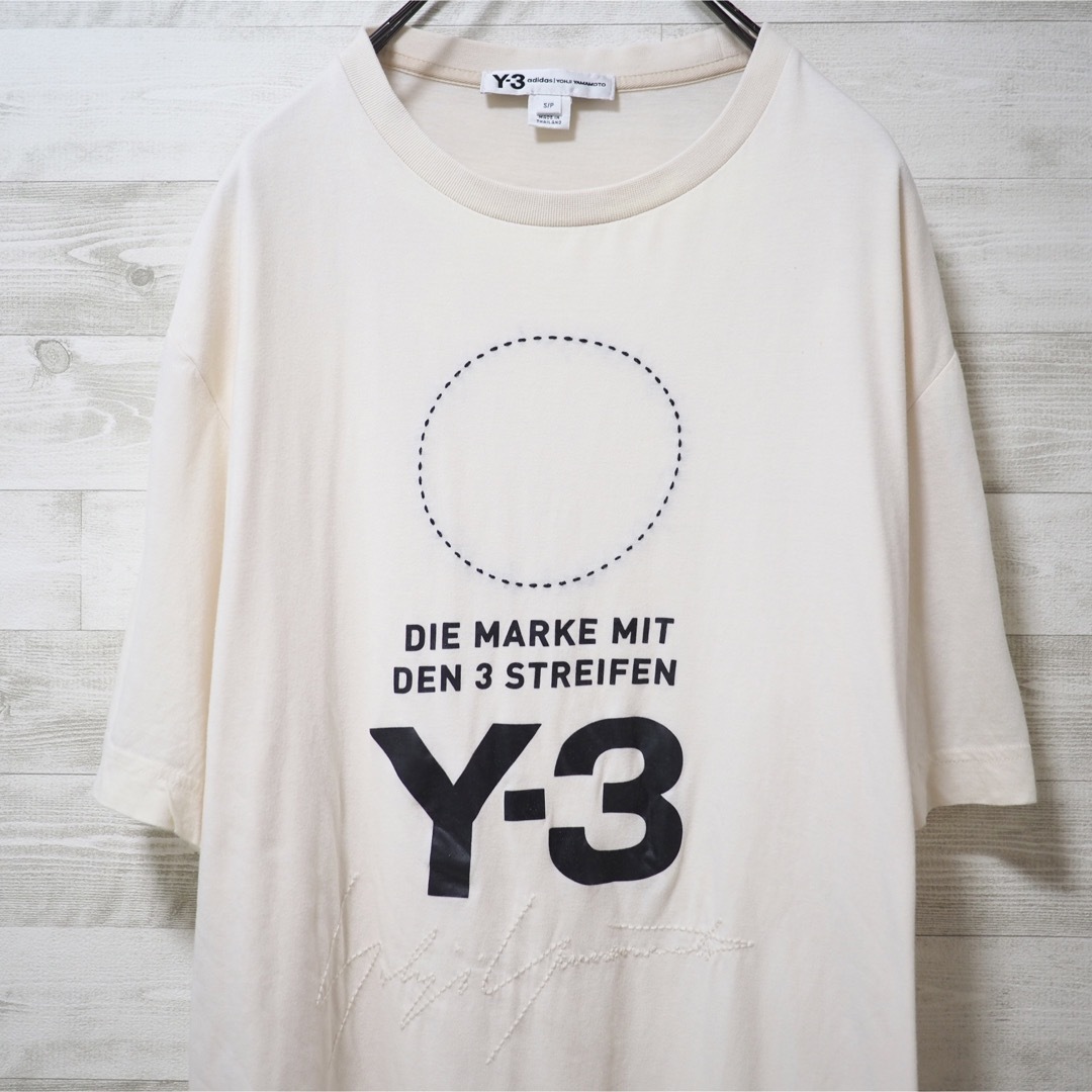 ワイスリー/Y-3 18SS ロゴ プリント 半袖 クルーネック Tシャツ