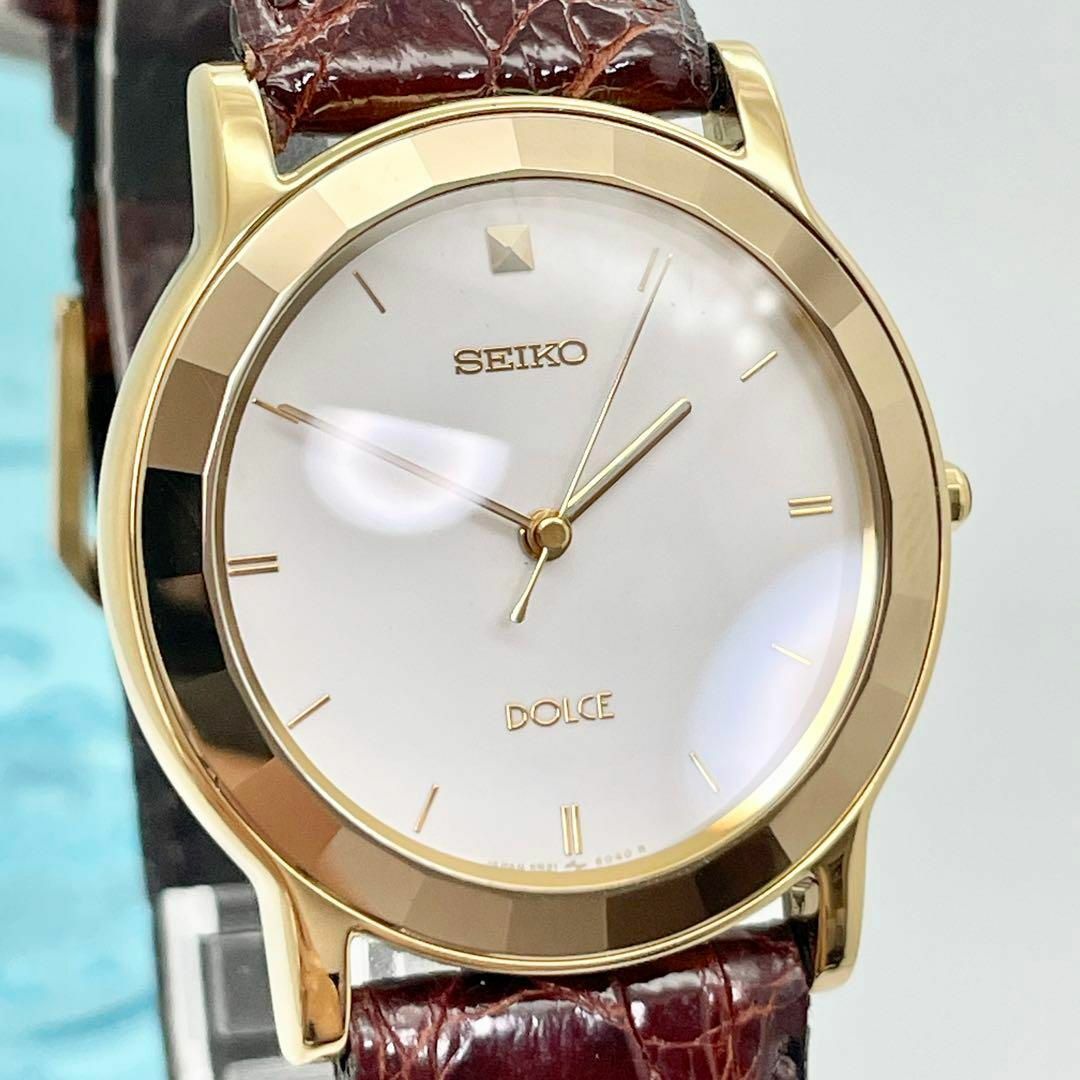 SEIKO(セイコー)の126 SEIKO セイコー時計　メンズ腕時計　Dolce 超硬ガラス　高級 メンズの時計(腕時計(アナログ))の商品写真