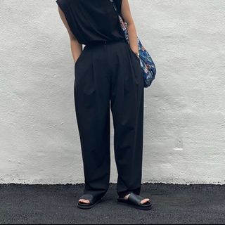 トゥデイフル(TODAYFUL)の【Todayful】Highwaist Tuck Trousers (カジュアルパンツ)