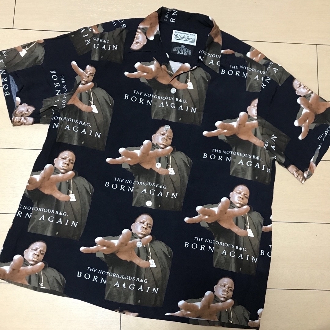 WACKO MARIA(ワコマリア)の美品　ワコマリア　半袖シャツ　ノートリアスビギー　M　 メンズのトップス(シャツ)の商品写真