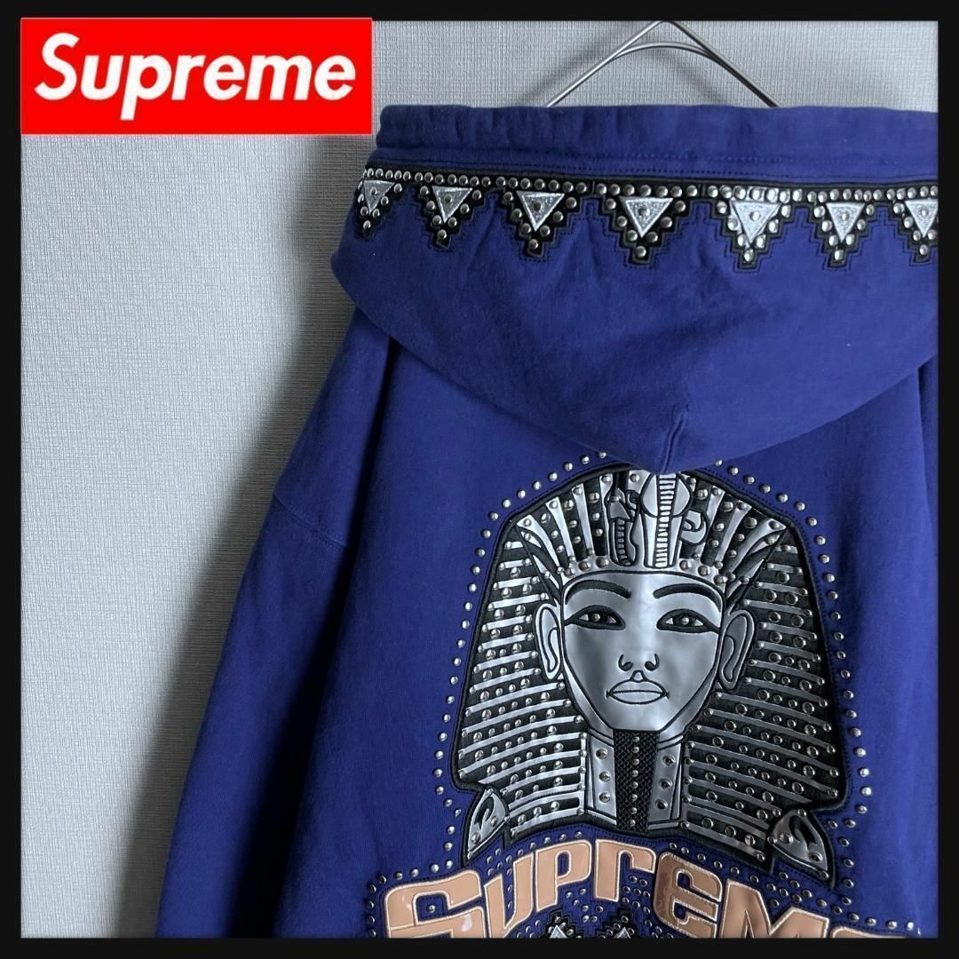 Supreme Pharaoh Studded Hooded Mサイズ