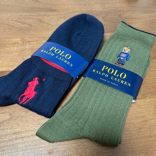 ポロラルフローレン(POLO RALPH LAUREN)のラルフローレン　メンズ靴下　2点セット(ソックス)