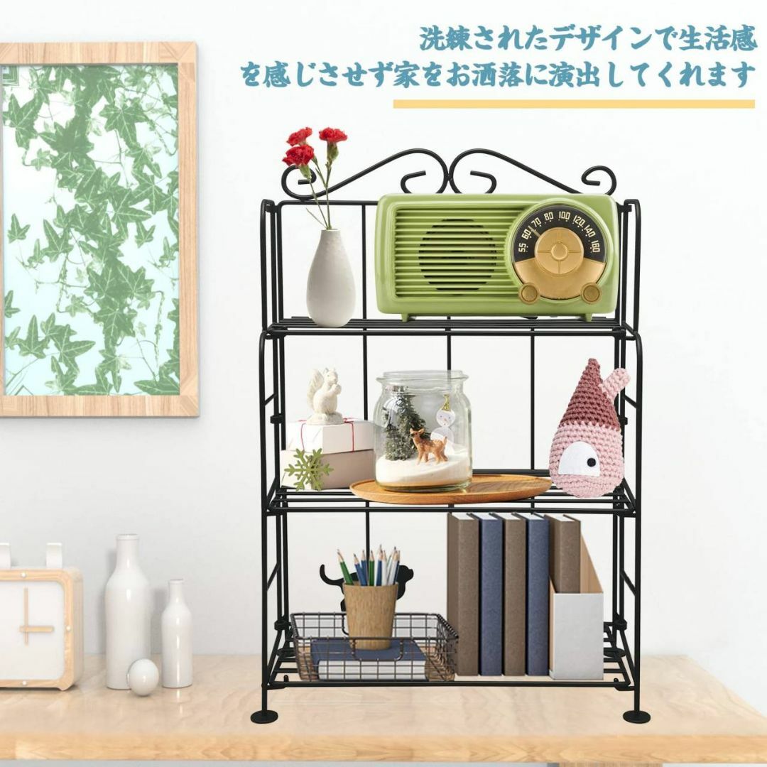 モダンな調味料ラック 3段階調節可能 6kg耐荷重の通販 by ゴリ's shop ...