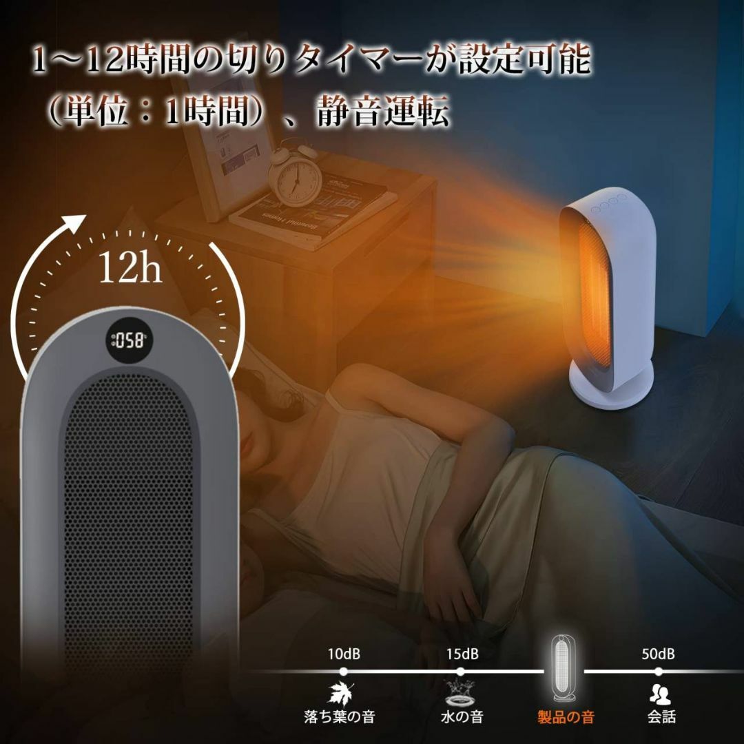 大風量セラミックヒーター リモコン付き 温風3段階調節の通販 by ゴリ ...