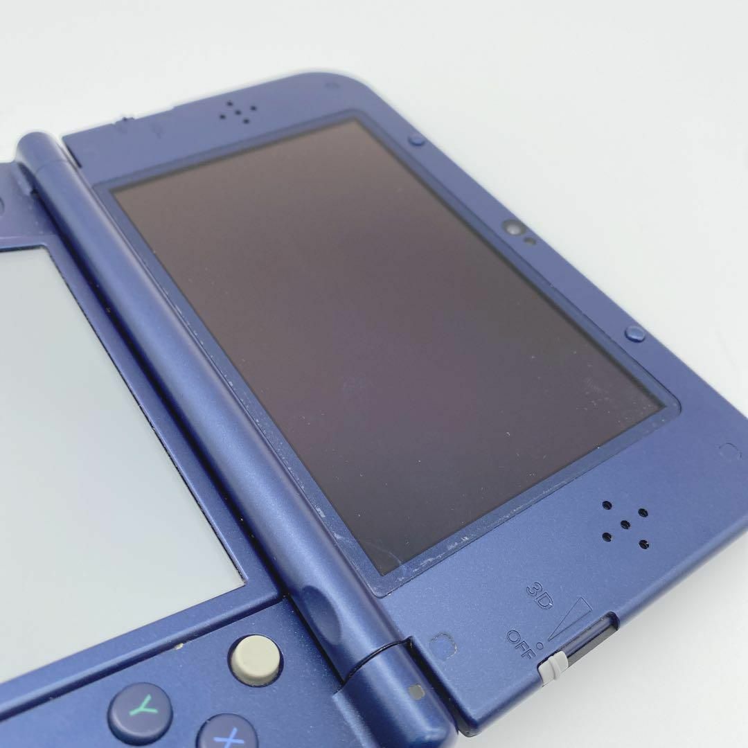 【液晶良好】任天堂 ニンテンドー new 3DS LL メタリックブルー 5