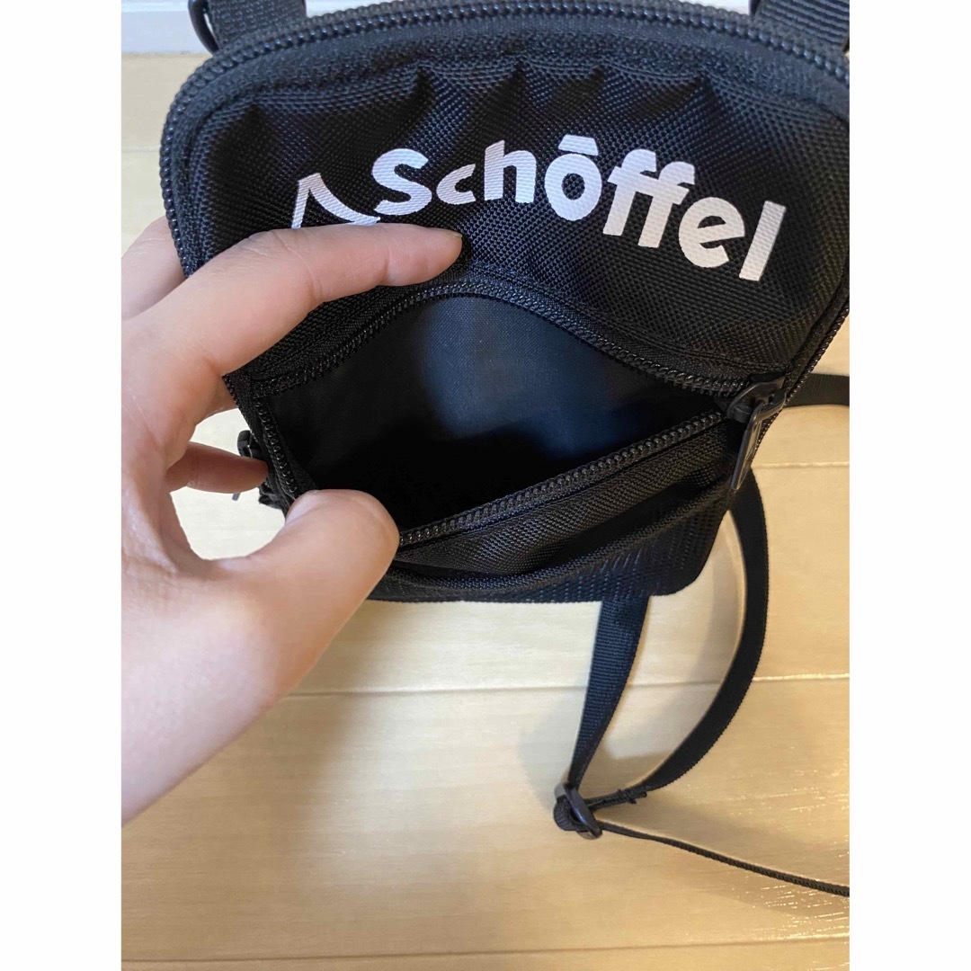 Scoffel(ショッフェル)の【美品】Schoffel ショッフェル ショルダーバッグ 黒 ブラック メンズのバッグ(ショルダーバッグ)の商品写真