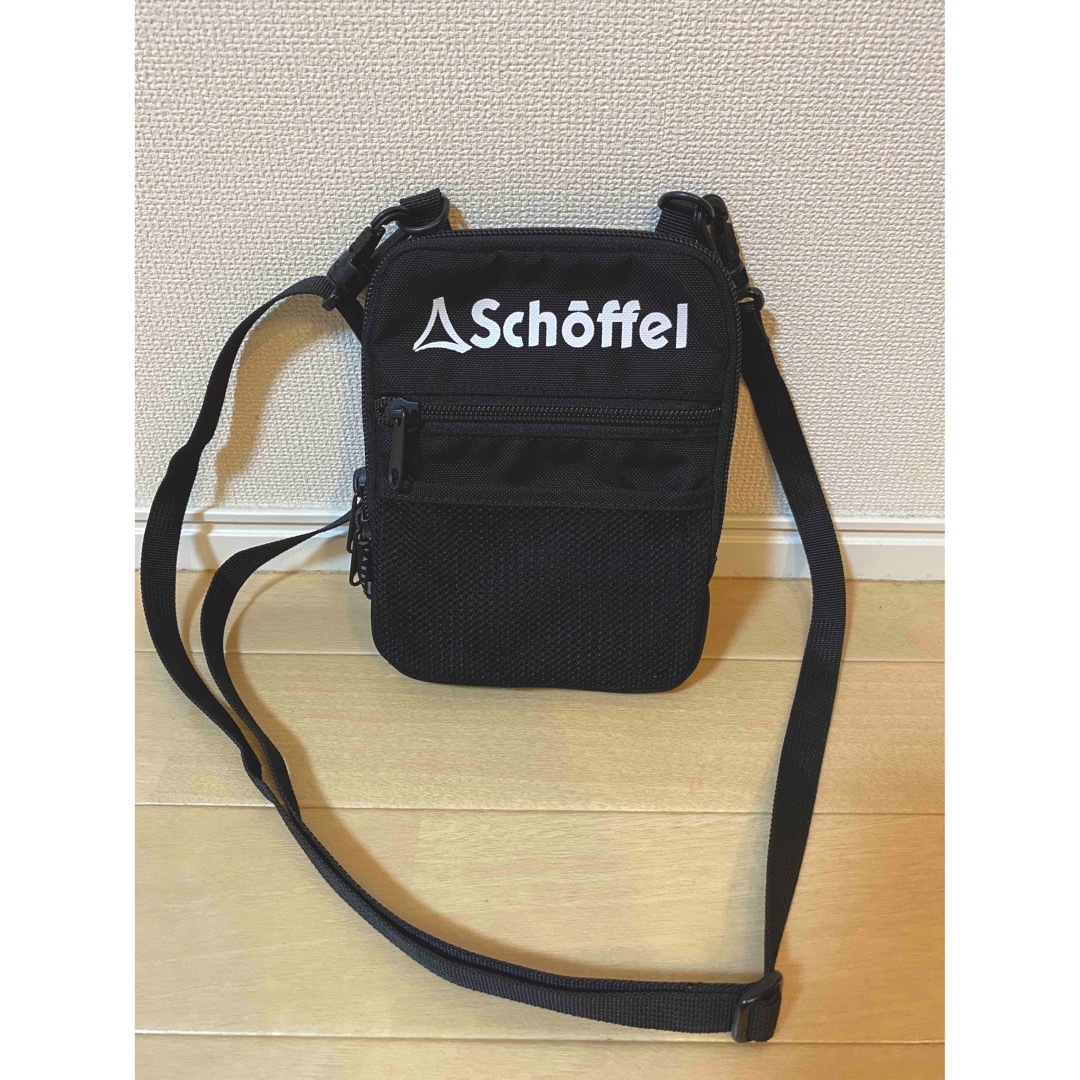 Scoffel(ショッフェル)の【美品】Schoffel ショッフェル ショルダーバッグ 黒 ブラック メンズのバッグ(ショルダーバッグ)の商品写真