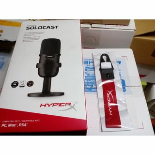 ヒューレットパッカード(HP)のHyperX SoloCast USBスタンドアロンマイク(マイク)