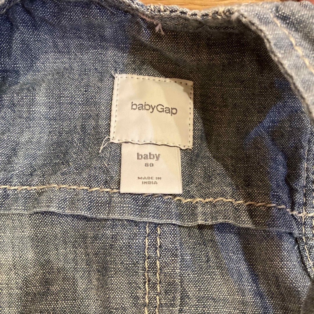 babyGAP(ベビーギャップ)のGAPbaby サロペット80 キッズ/ベビー/マタニティのベビー服(~85cm)(ワンピース)の商品写真