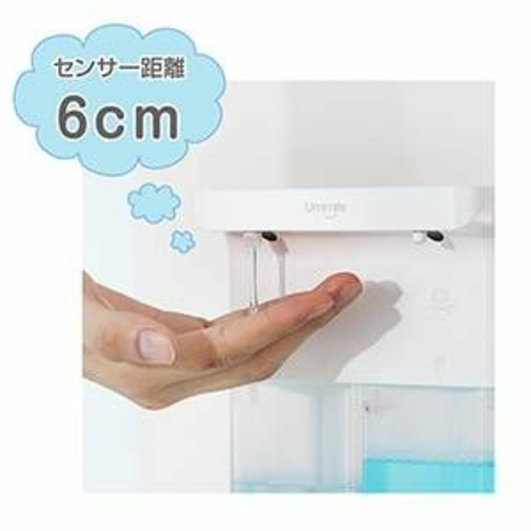 ダブルヘッドソープディスペンサー 600ml キッチン用ハンドソープ