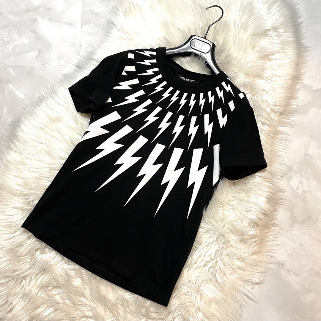 本物 名作 ニールバレット サンダーボルト Tシャツ S 黒 白 - Tシャツ
