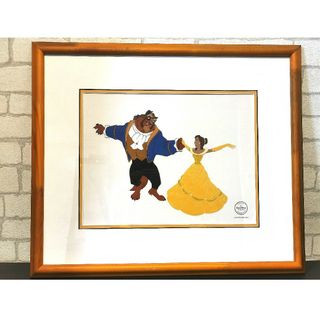 ディズニー(Disney)の【レア品】美女と野獣 セル画アンティーク絵画(その他)