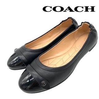 【新品未使用】COACHフラットシューズ23,5cm