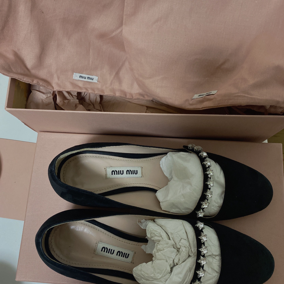 miumiu スタークリスタル スエード パンプス | tradexautomotive.com