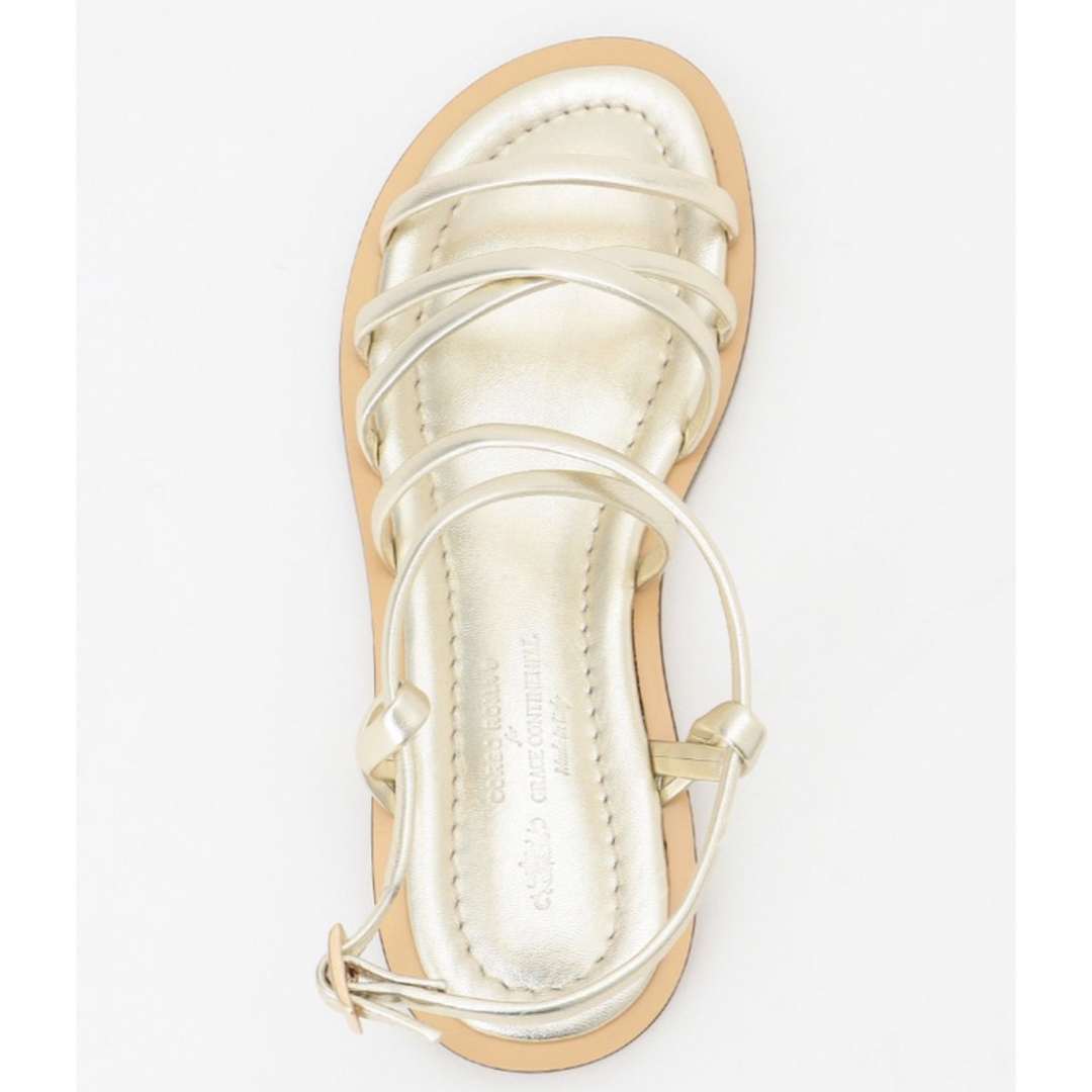 GRACE CONTINENTAL(グレースコンチネンタル)のグレースコンチネンタル　CORSO ROMAラインサンダル レディースの靴/シューズ(サンダル)の商品写真