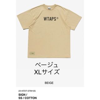 WTAPS SIGN Tシャツ　ホワイト　XLサイズ　ダブルタップス