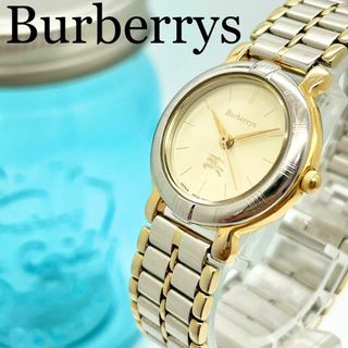 671 Burberrys バーバリー時計 レディース腕時計 コンビ ゴールド