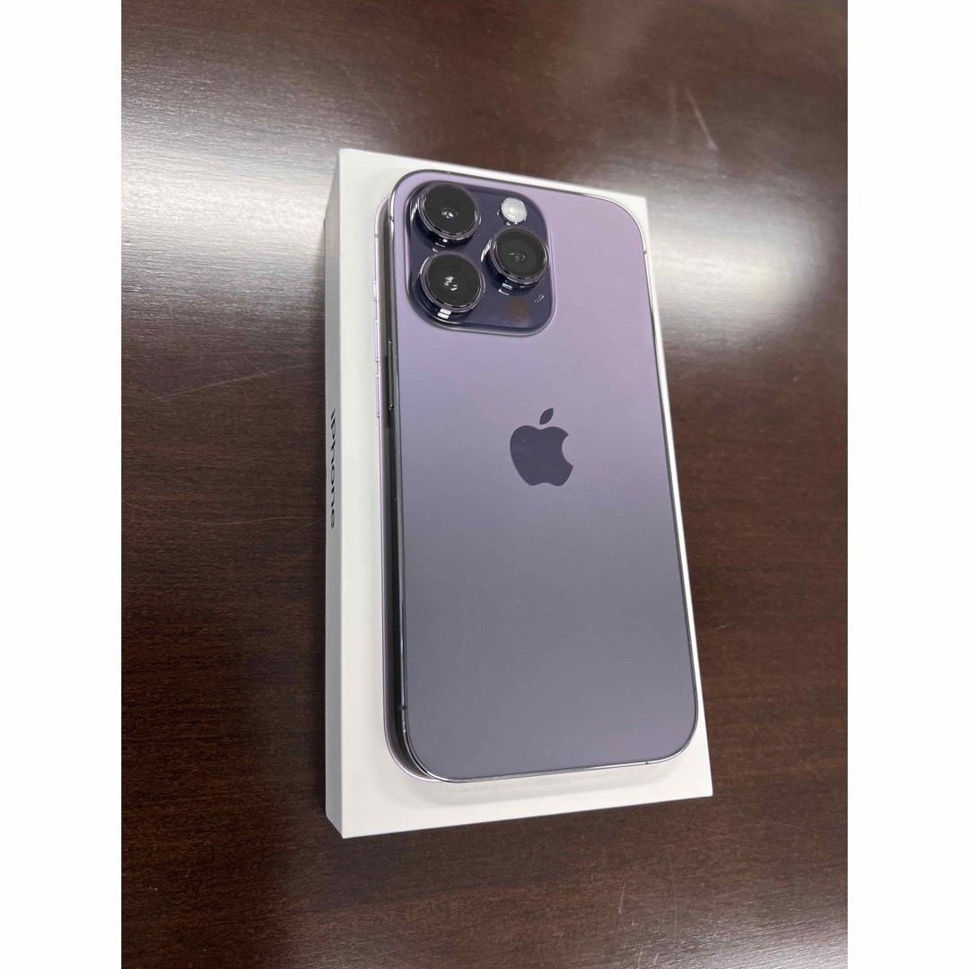 iPhone - 新品同様iPhone 14Pro ディープパープル 256GB SIMフリー の