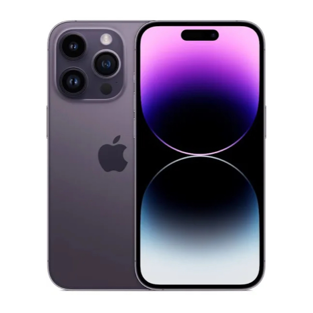 新品同様iPhone 14Pro ディープパープル 256GB SIMフリー -