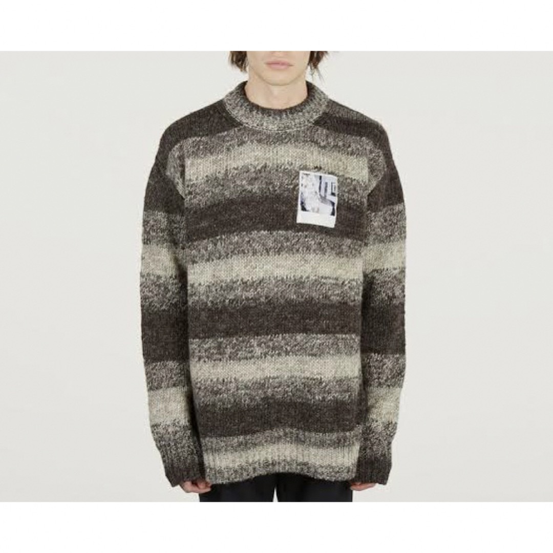 RAF SIMONS  STRIPED SWEATER 20aw　ニット