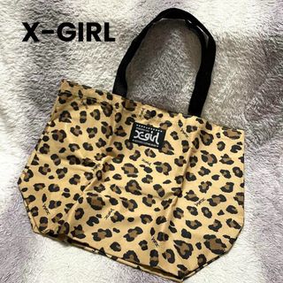 ◆新品　X-girl エックスガール トートバッグ レオパード ブラウン