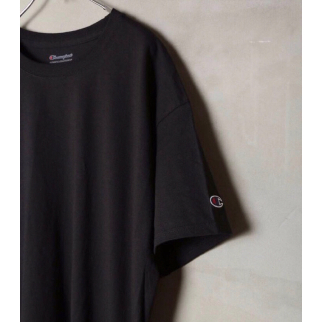 Champion(チャンピオン)の【新品】champion チャンピオン tシャツ 黒 ブラック 王道 メンズのトップス(Tシャツ/カットソー(半袖/袖なし))の商品写真