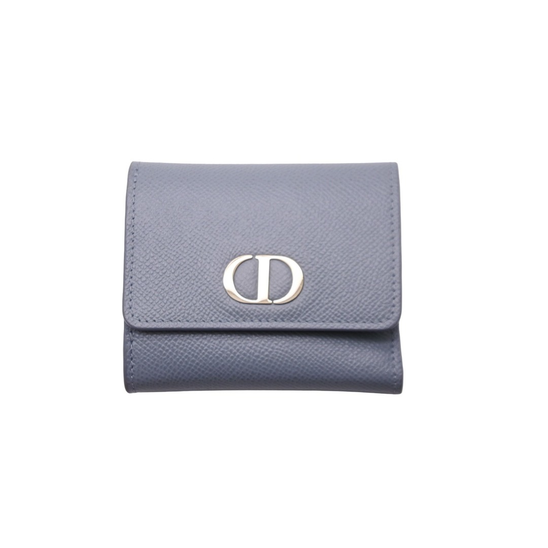 極美品 Christian Dior クリスチャンディオール 二つ折り財布 S2057OBAE_M41G モンテーニュ 30 ゴールド金具  52035