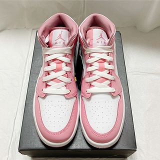 NIKE ナイキ GS エア ジョーダン 1 ミッド コーラル チョーク ピンク