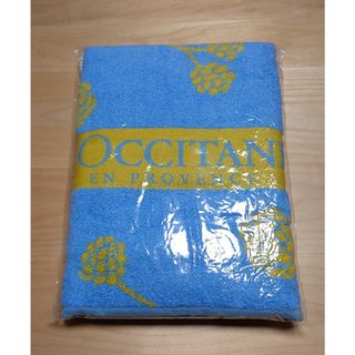 ロクシタン(L'OCCITANE)のロクシタン　フラワーバスタオル　BLUE×YELLOW(バスグッズ)