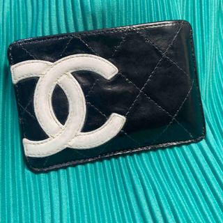 シャネル(CHANEL)のシャネル　カードケース　名刺入れ　エコリングで鑑定済(名刺入れ/定期入れ)