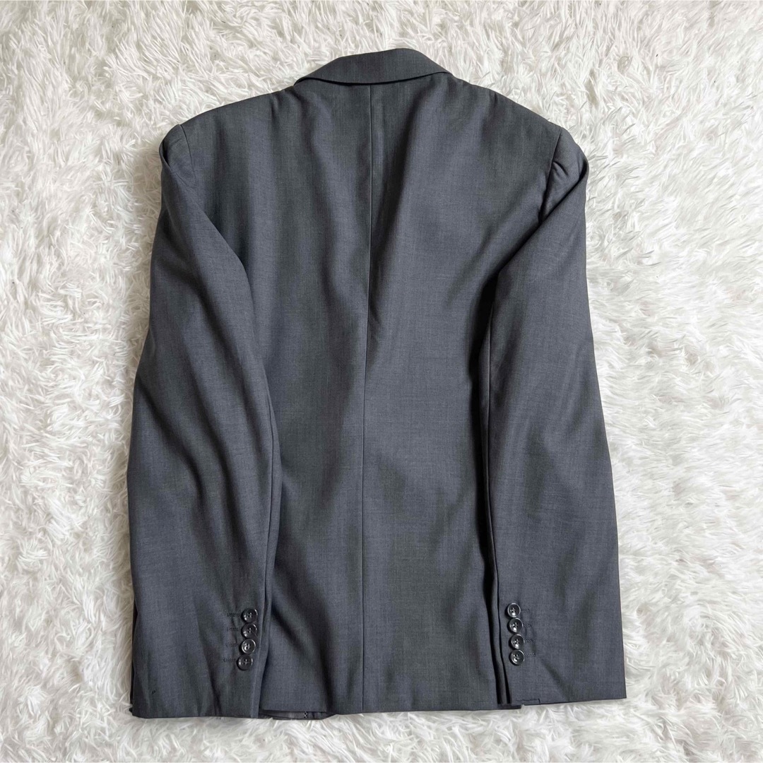 YUNCLOS スリーピース　セットアップ　スーツ　グレー　メンズ　Lサイズ メンズのスーツ(セットアップ)の商品写真