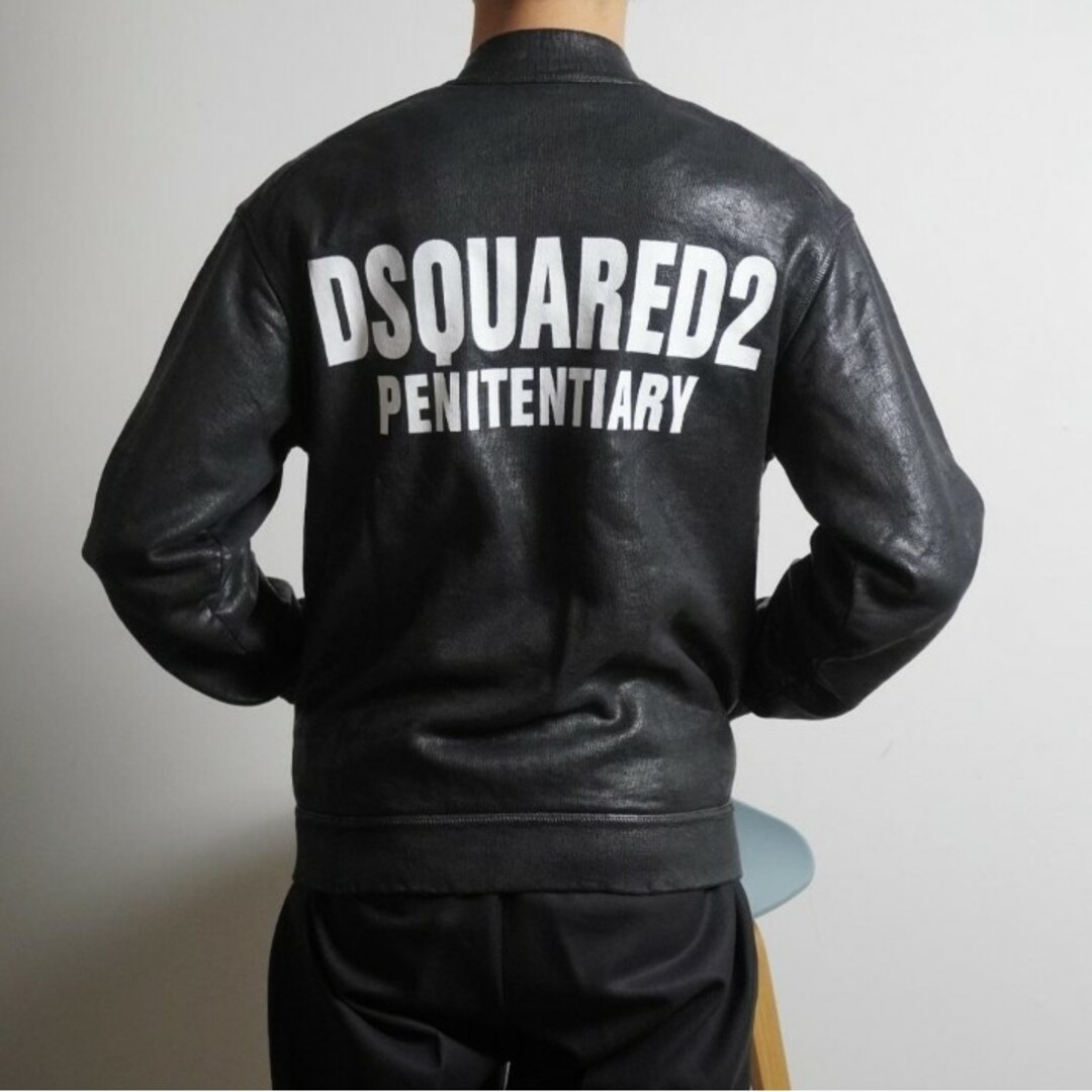 DSQUARED2(ディースクエアード)の希少 激レアDSQUARED2ディースクエアード コーティングジャケット ブルゾ メンズのジャケット/アウター(ブルゾン)の商品写真