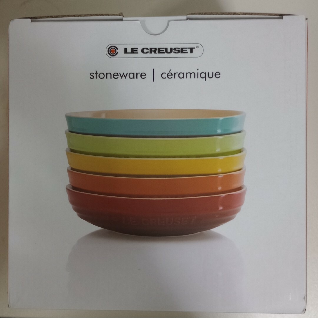 LE CREUSET(ルクルーゼ)のル・クルーゼ🧡深皿ラウンドディッシュ20cm（5枚セット） インテリア/住まい/日用品のキッチン/食器(食器)の商品写真