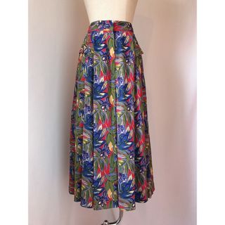 Santa Monica - used レトロ 総柄 ガウチョパンツ 古着 ヴィンテージ vintage