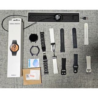 ギャラクシー(Galaxy)のGalaxy watch4  44mm 本体（箱付）アクセサリ多数(腕時計(デジタル))