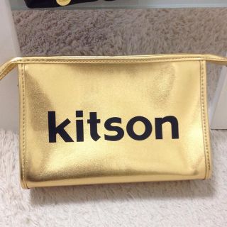 キットソン(KITSON)のkitson♡ゴールドポーチ(ポーチ)