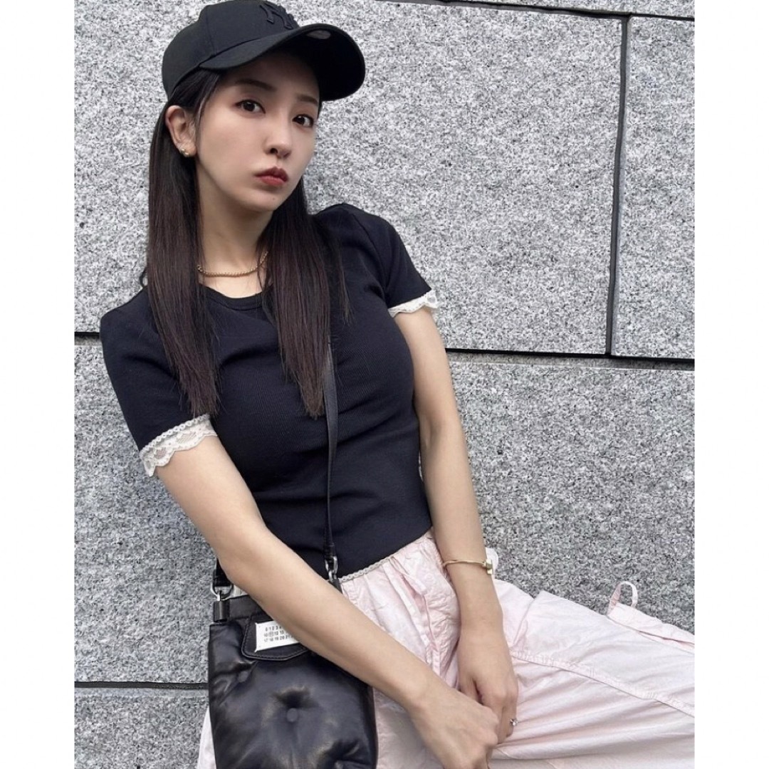 ZARA パラシュートパンツ ライトピンク