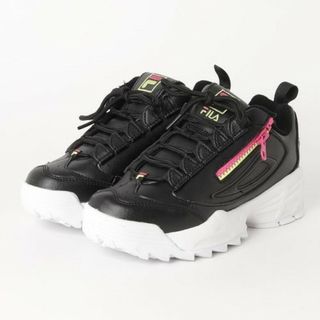 フィラ(FILA)の♥新品FILAレディーススニーカー ✨ディスラプター3 ZIP W 24.5cm(スニーカー)