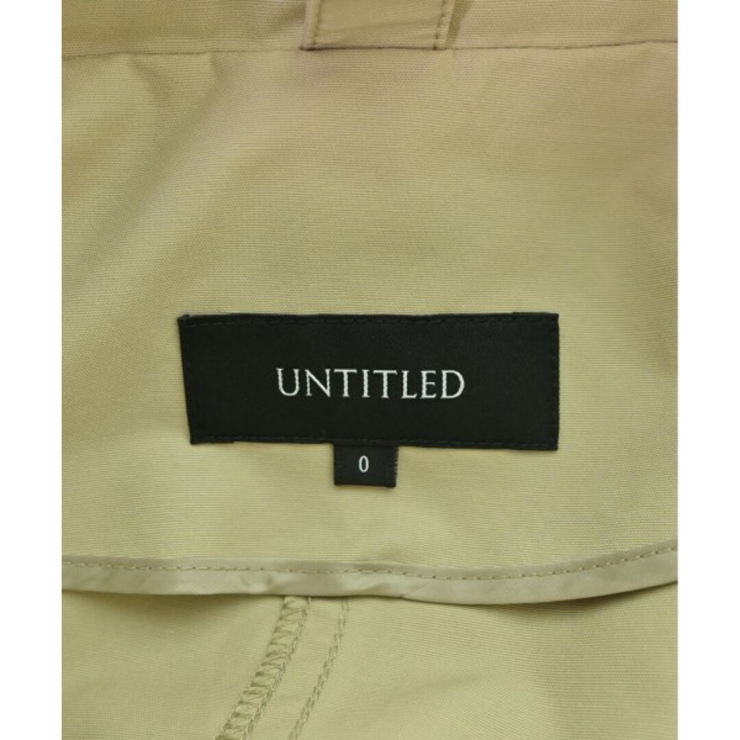 UNTITLED(アンタイトル)のUNTITLED アンタイトル マウンテンパーカー 0(XS位) ベージュ 【古着】【中古】 レディースのジャケット/アウター(その他)の商品写真