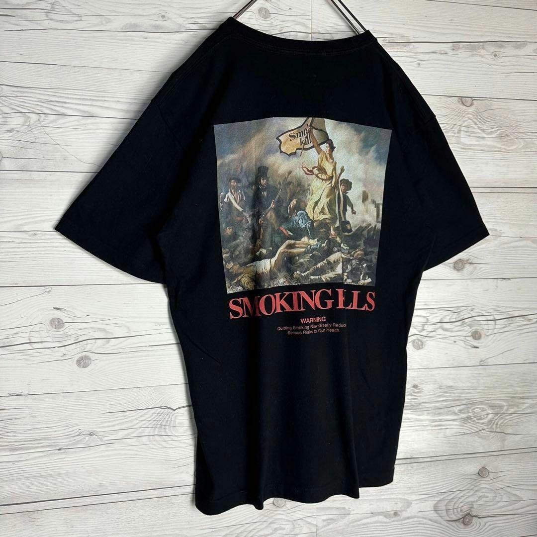 【超人気モデル】FR2 絵画 バックロゴ センターロゴ 奇抜 入手困難 Tシャツ