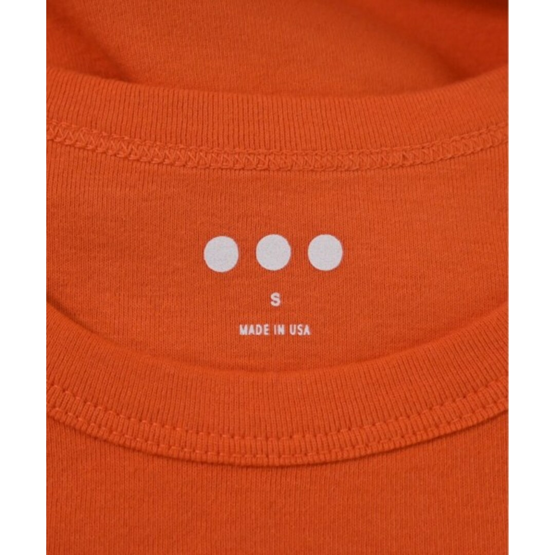 three dots(スリードッツ)のthree dots スリードッツ Tシャツ・カットソー S オレンジ 【古着】【中古】 レディースのトップス(カットソー(半袖/袖なし))の商品写真