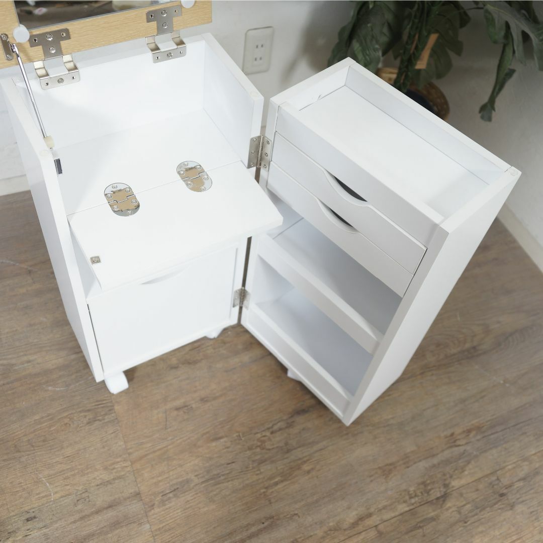 送料無料【新品訳あり】スリム 大容量 コスメワゴン アウトレットの 送料無料【新品訳あり】スリム 大容量 コスメワゴン アウトレットの