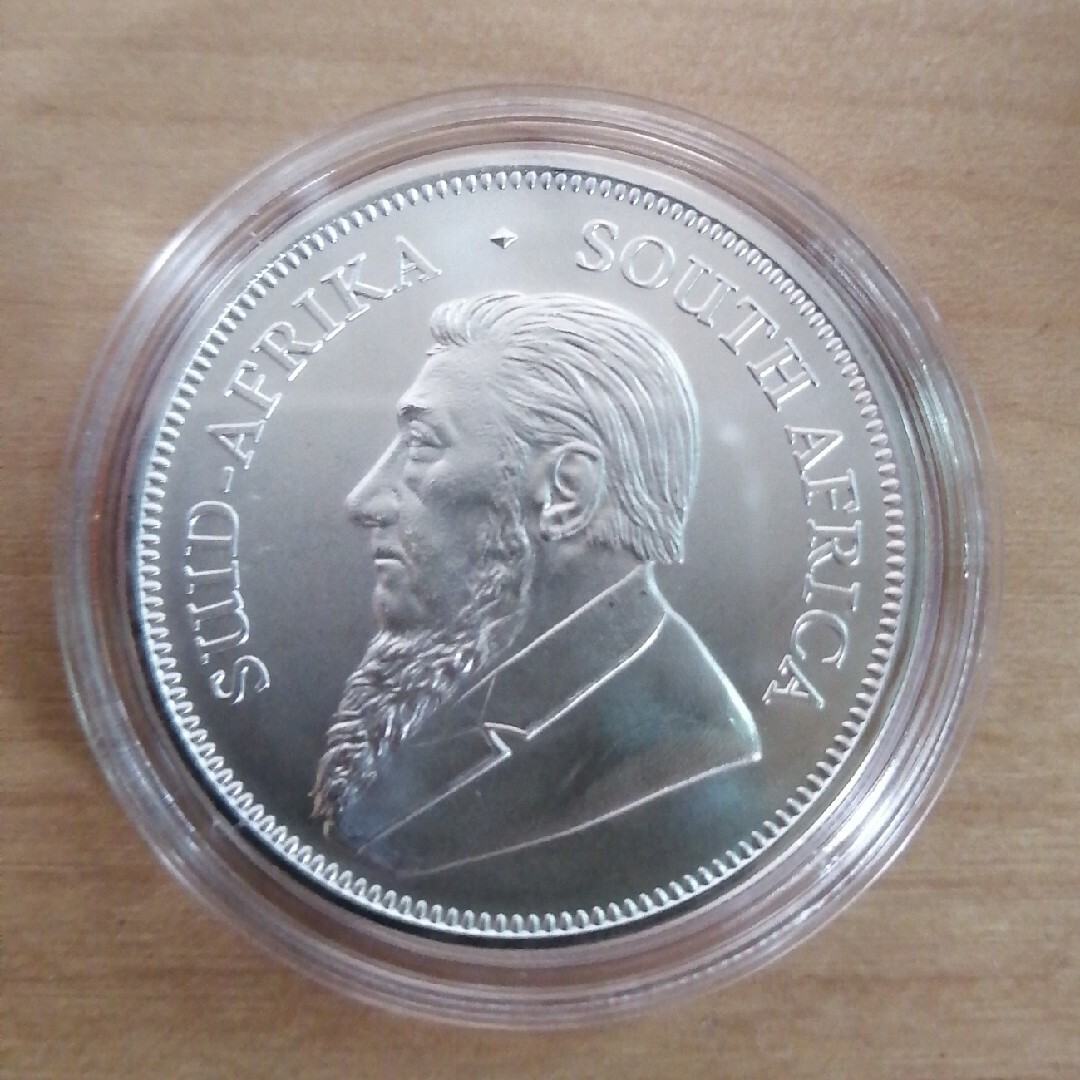 南アフリカ共和国　銀貨　1オンス エンタメ/ホビーのコレクション(その他)の商品写真