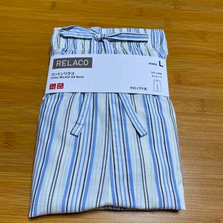 ユニクロ(UNIQLO)のリラコ　コットンリラコ　L(ルームウェア)