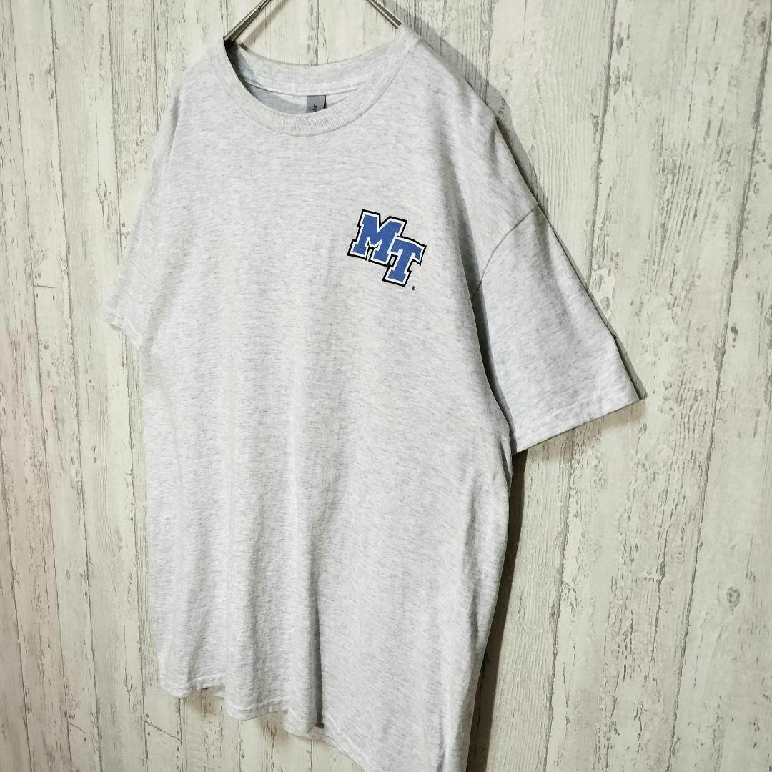 GILDAN(ギルタン)のカレッジTシャツ　USA古着 GILDAN　バックプリント　アメカジスタイル メンズのトップス(Tシャツ/カットソー(半袖/袖なし))の商品写真