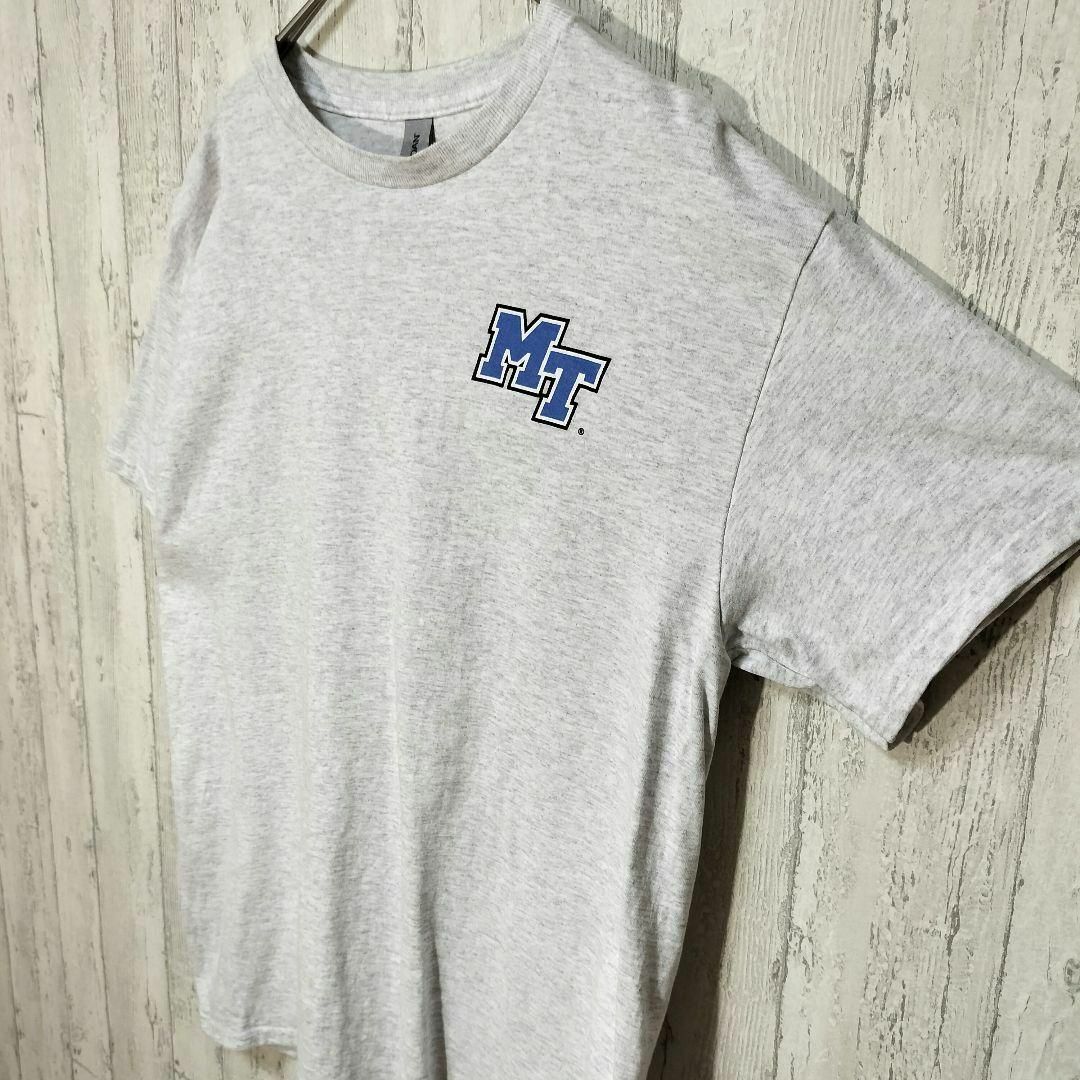 GILDAN(ギルタン)のカレッジTシャツ　USA古着 GILDAN　バックプリント　アメカジスタイル メンズのトップス(Tシャツ/カットソー(半袖/袖なし))の商品写真