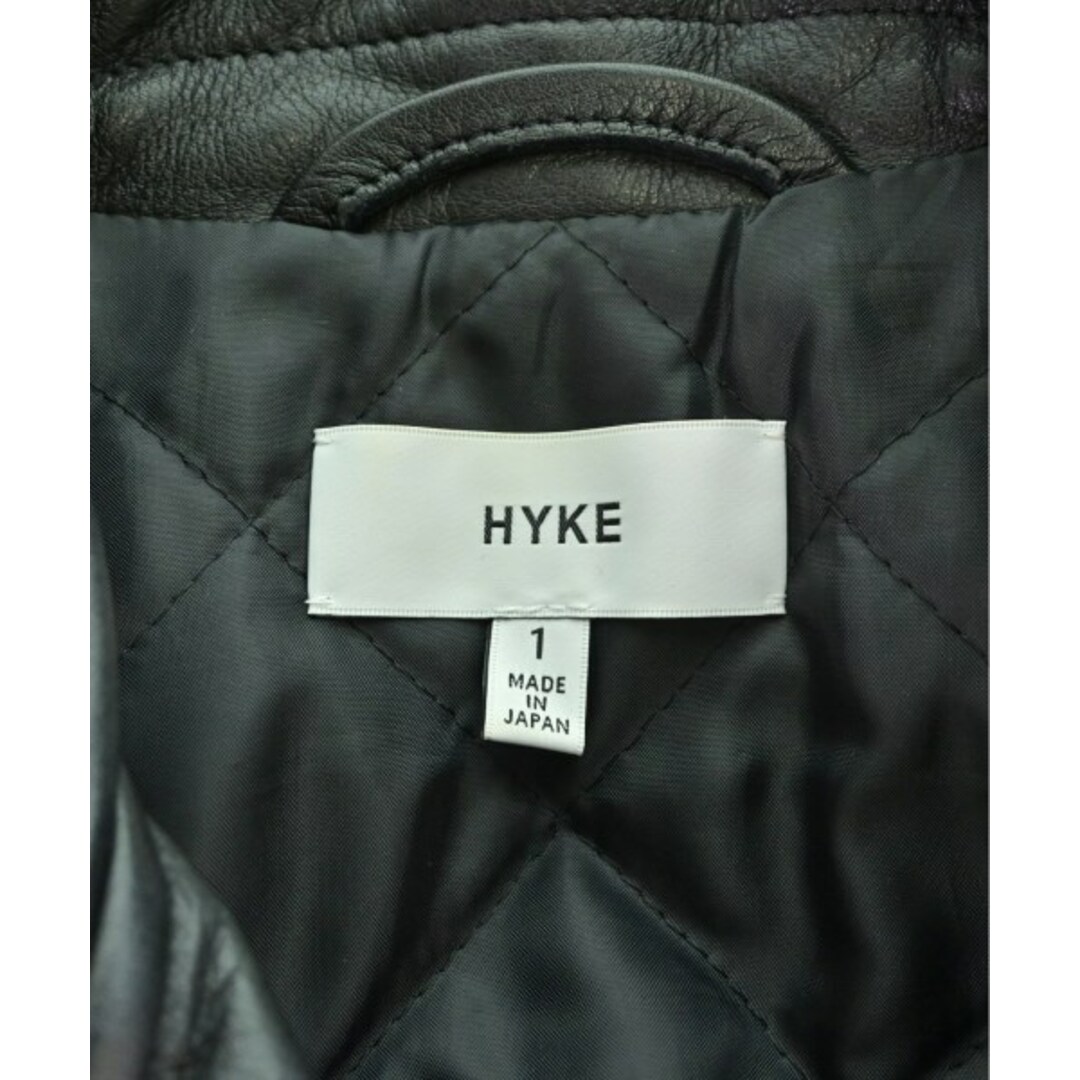 HYKE - HYKE ハイク ライダース 1(S位) 黒 【古着】【中古】の通販 by